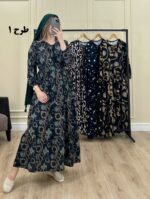 پیراهن ساحلی فلور ورساچی طرح 1
