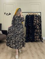 پیراهن ساحلی فلور ورساچی طرح 2