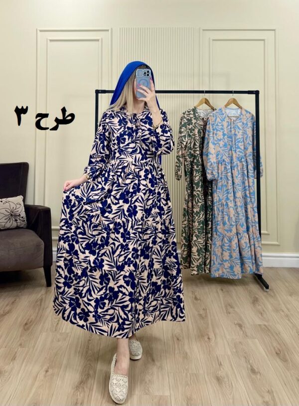 پیراهن ساحلی فلور هاوایی طرح 3