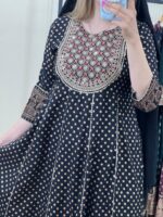 پیراهن وارداتی کورتای گلشن طرح 1-1