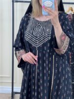 پیراهن وارداتی کورتای هلنا طرح 1-1