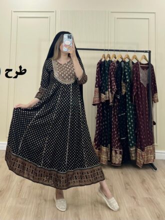 پیراهن وارداتی کورتای گلشن طرح 1