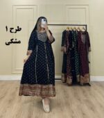 پیراهن وارداتی کورتای هلنا طرح 1
