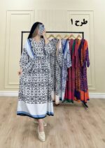 پیراهن ساحلی فلور دیبا طرح 1