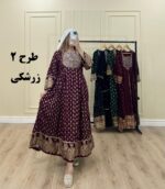 پیراهن وارداتی کورتای آینه طرح 2