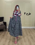 پیراهن ساحلی فلور فارا 3 طرح 3