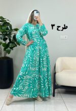 پیراهن ساحلی کرال نور طرح 3