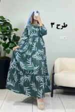 پیراهن ساحلی کرال باران طرح 3