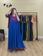 پیراهن وارداتی مودیت گلابتون طرح 3