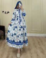 پیراهن ساحلی فلور فارا طرح 3