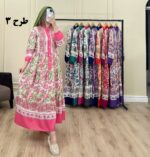 پیراهن ساحلی فلور فارا طرح 3