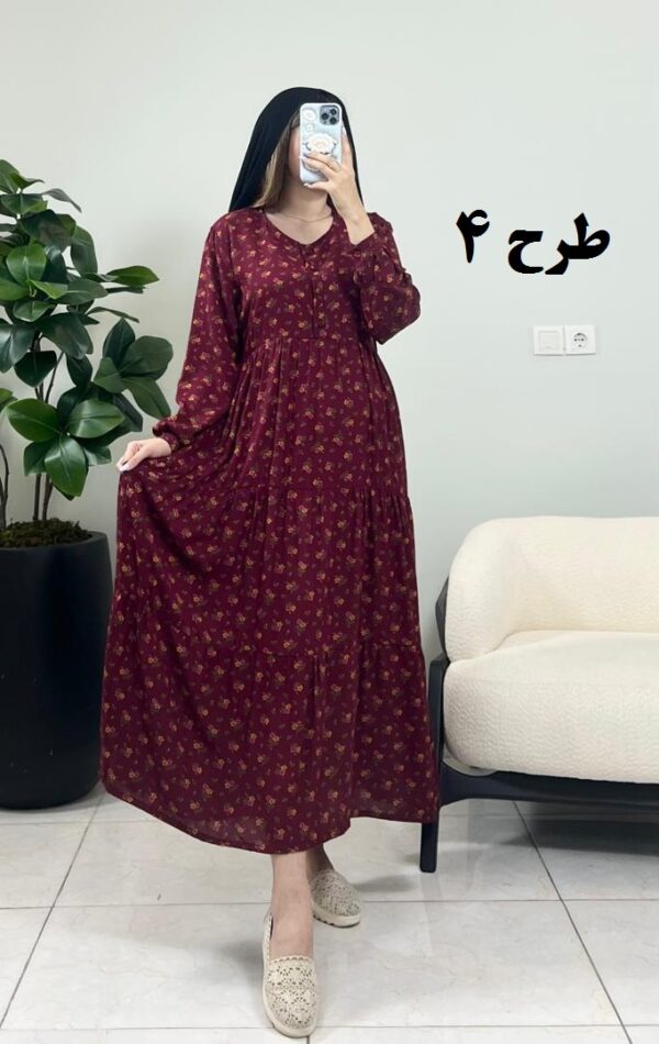 پیراهن ساحلی دانژه واریان طرح 4