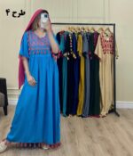 پیراهن وارداتی مودیت گلابتون طرح 4