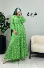 پیراهن ساحلی کرال نور طرح 5