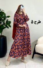 پیراهن ساحلی فلور تموز طرح 5