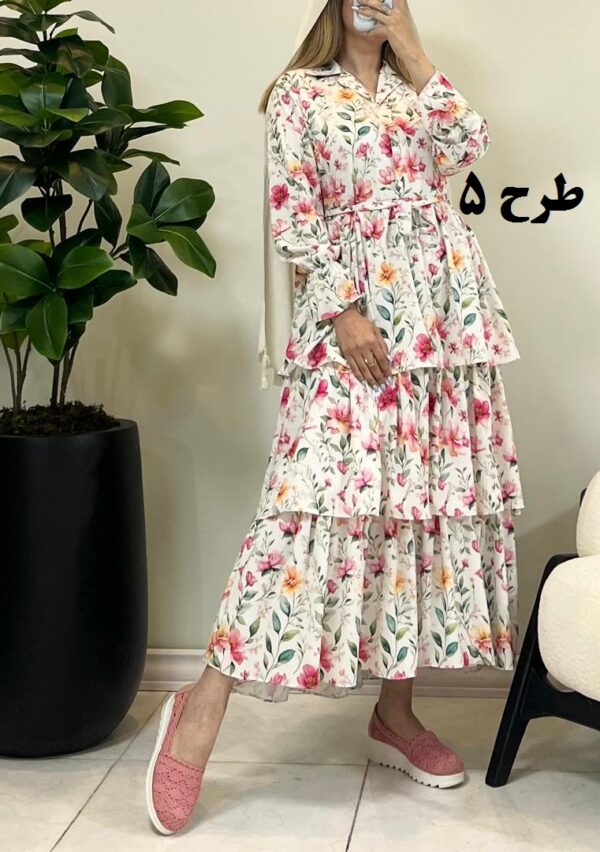 پیراهن ساحلی پری طرح 5