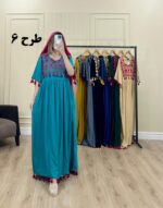 پیراهن وارداتی مودیت گلابتون طرح 6