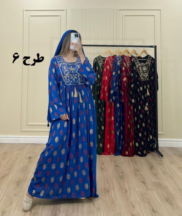پیراهن وارداتی مودیت صحرا طرح 6