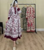 پیراهن ساحلی فلور مادر