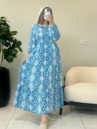 پیراهن ساحلی فلور مینا