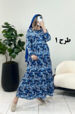 پیراهن ساحلی فلور کاملیا طرح 1