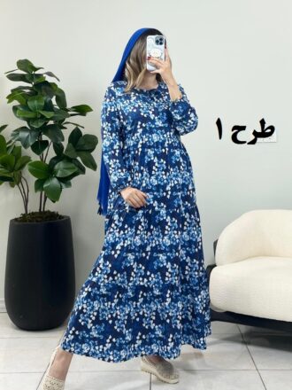پیراهن ساحلی فلور کاملیا طرح 1