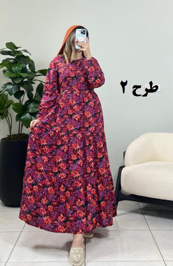پیراهن ساحلی دانژه تینا طرح 2