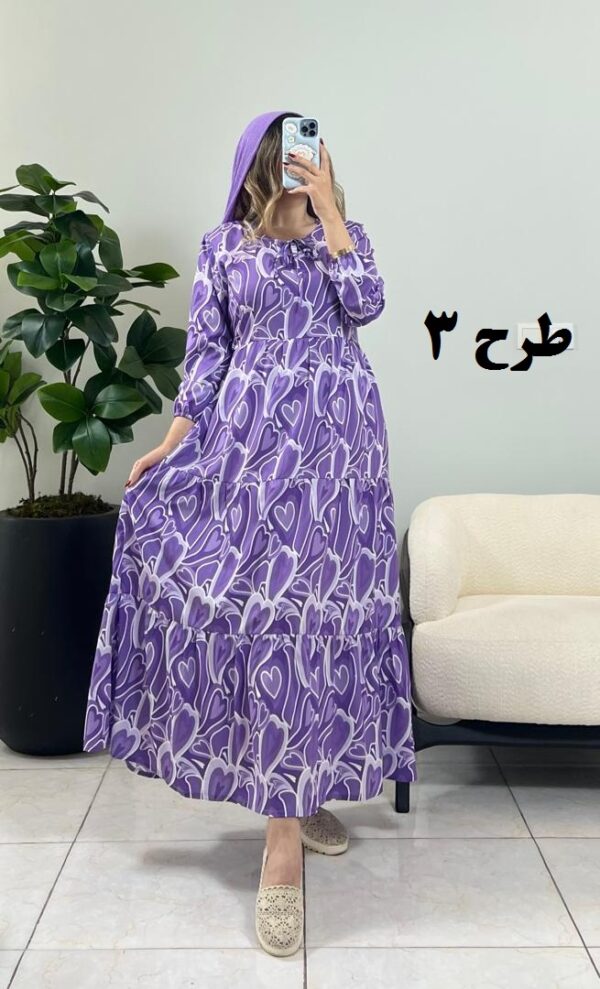 پیراهن ساحلی فلور لاو طرح 3