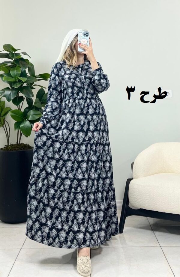پیراهن ساحلی دانژه تینا طرح 3