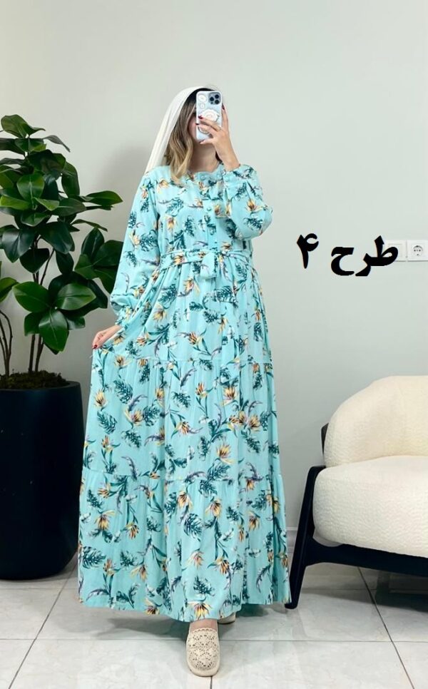 پیراهن ساحلی دانژه تینا طرح 4