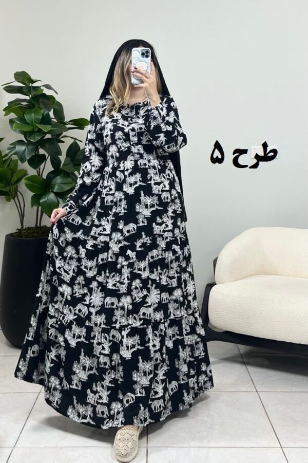 پیراهن ساحلی دانژه تینا طرح 5