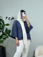 مانتو کتی خامه دوزی سونا طرح 6