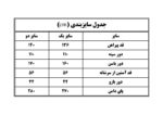 سایزبندی پیراهن دانژه